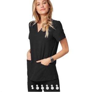 Figs Technical Collection Black Three Pockets